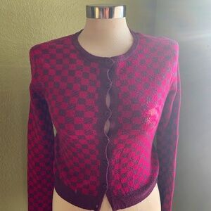 Wild Fable Checkered Sweater